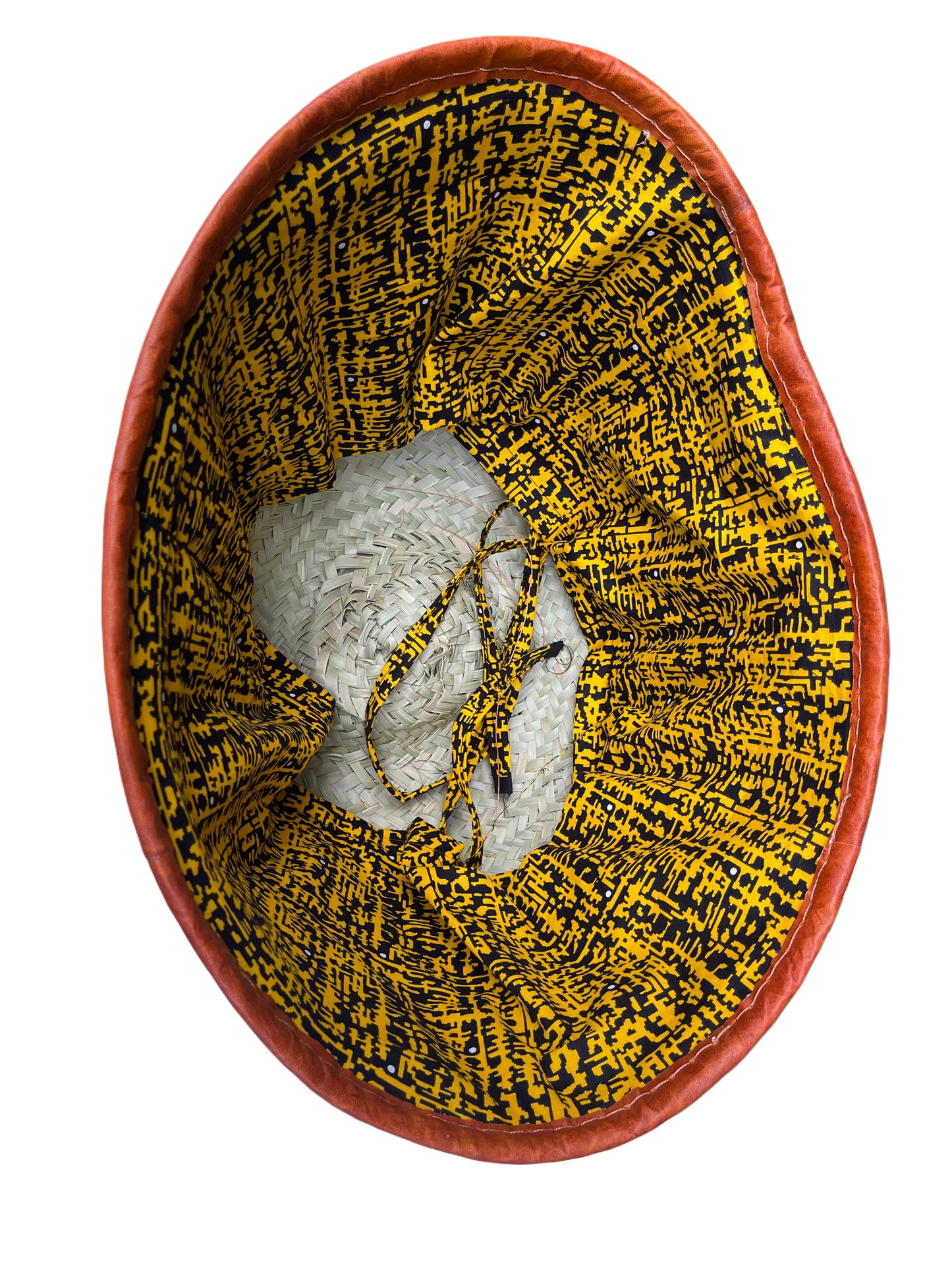 Mandi: Makuti basket with Kitenge lining