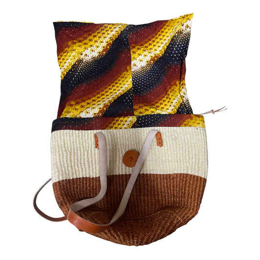 Mukami: Kiondo with kitenge basket