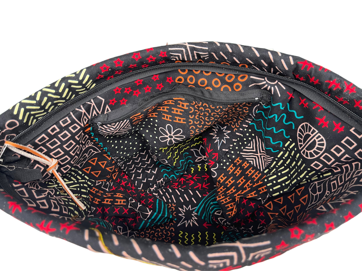 Mukami: Kiondo with Kitenge Lining