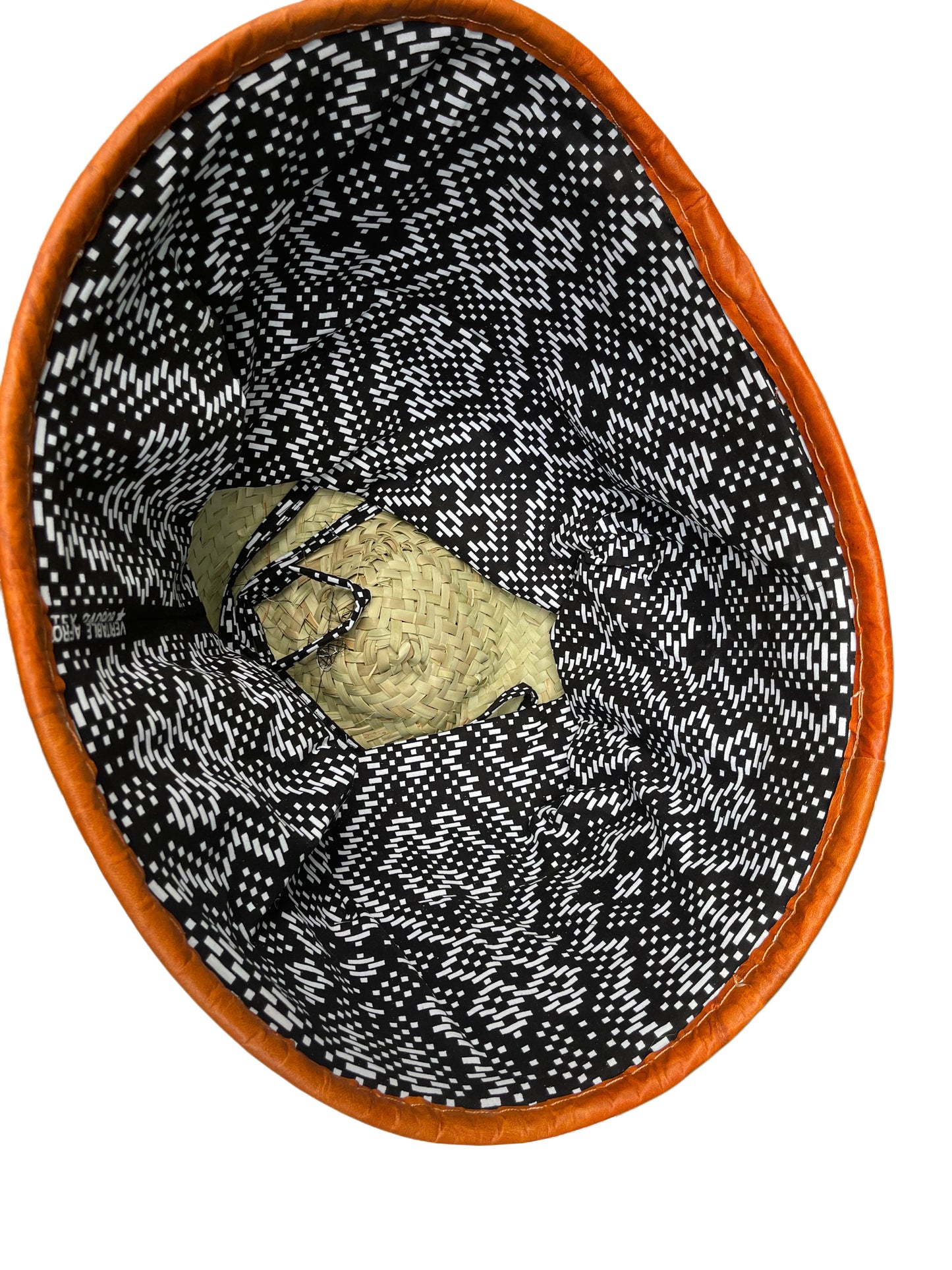 Mandi: Makuti basket with Kitenge lining