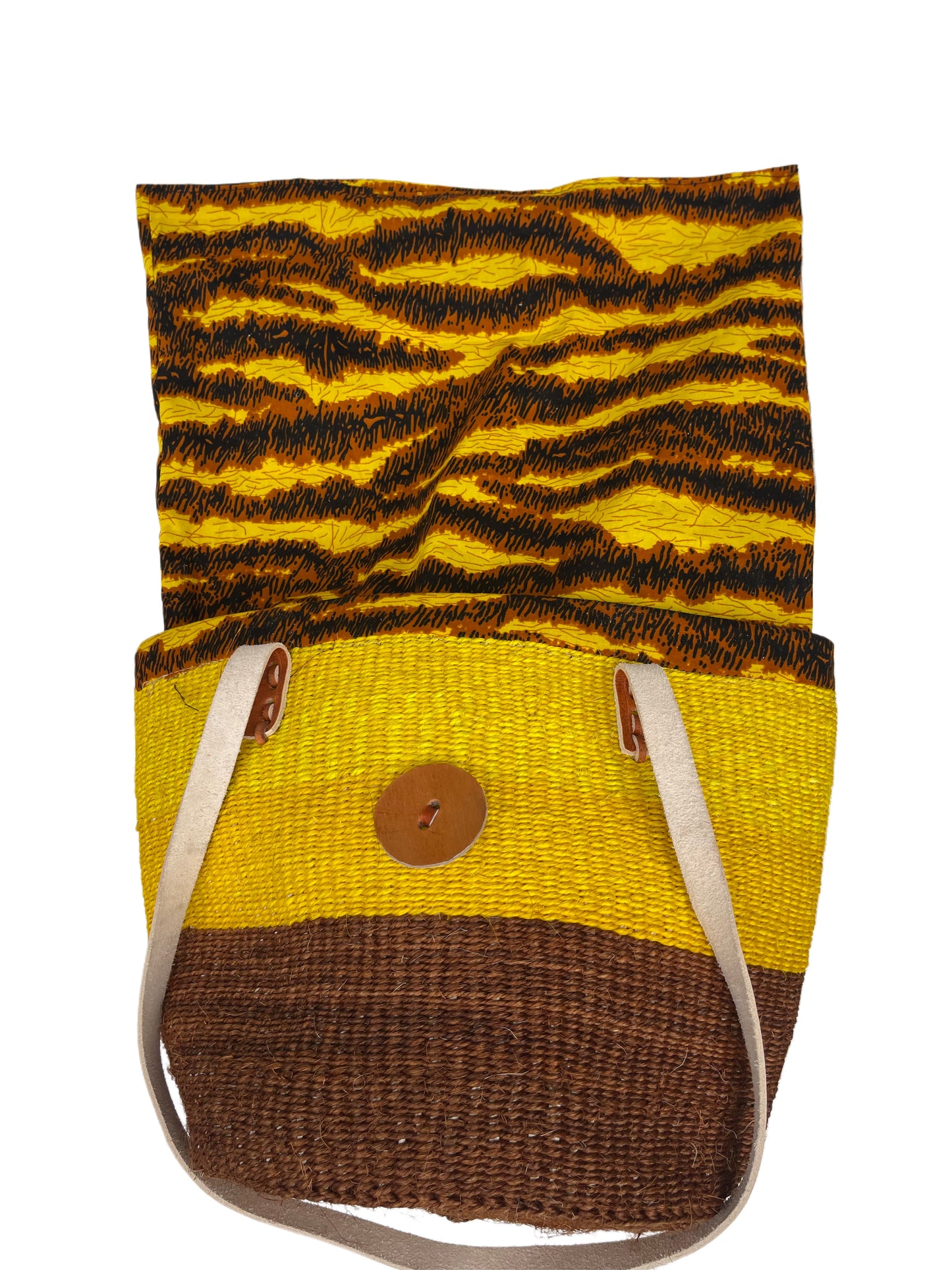Mukami: Kiondo with Kitenge Lining