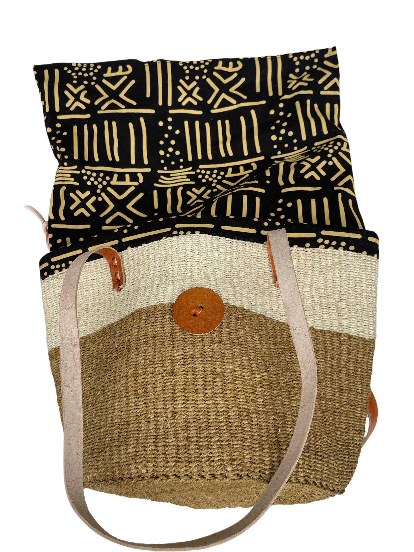 Mukami: Kiondo with Kitenge Lining
