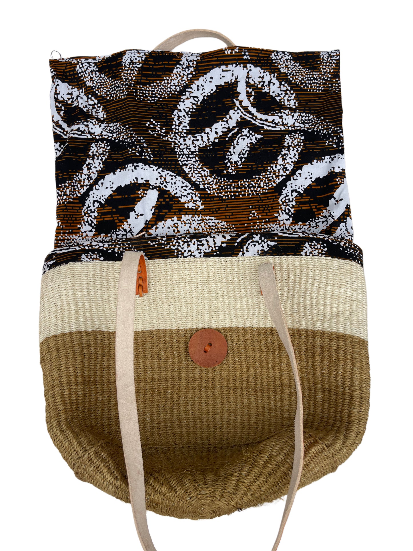 Mukami: Kiondo with Kitenge Lining