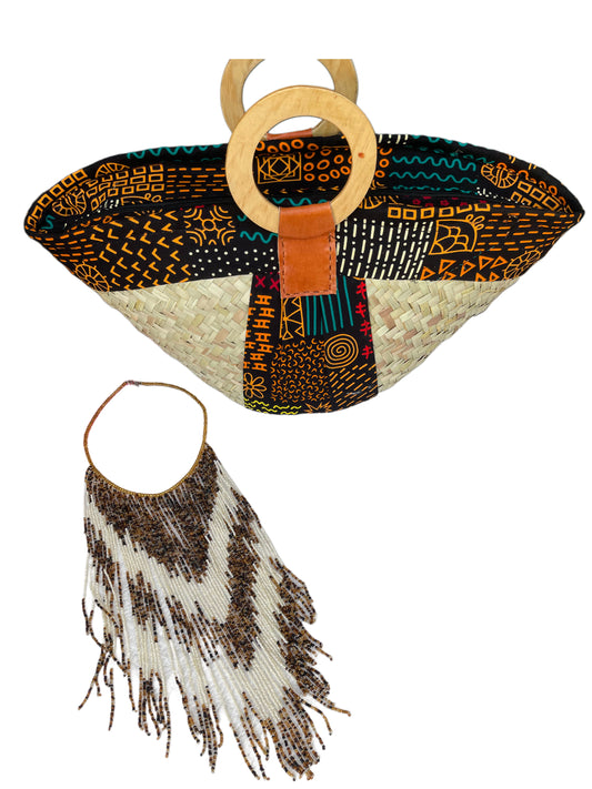 Combo Set - Makuti with Kitenge Lining