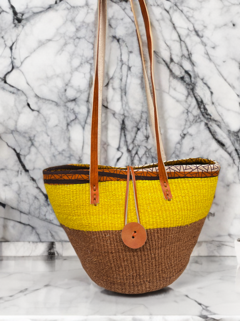 Mukami: Kiondo with Kitenge lining