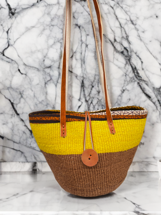 Mukami: Kiondo with Kitenge lining