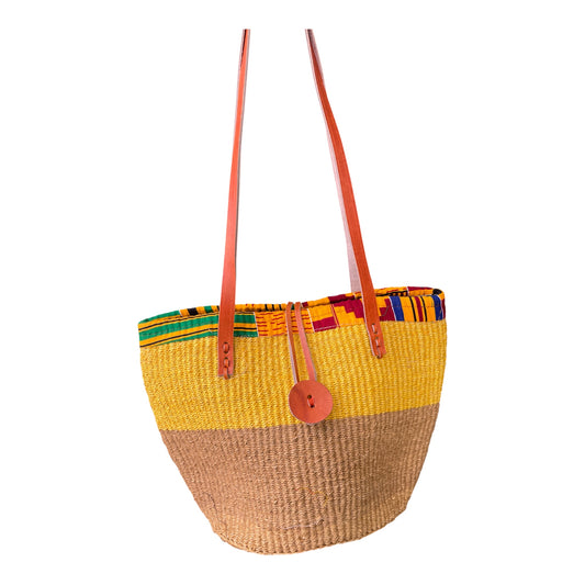 Mukami: kiondo with Kitenge lining