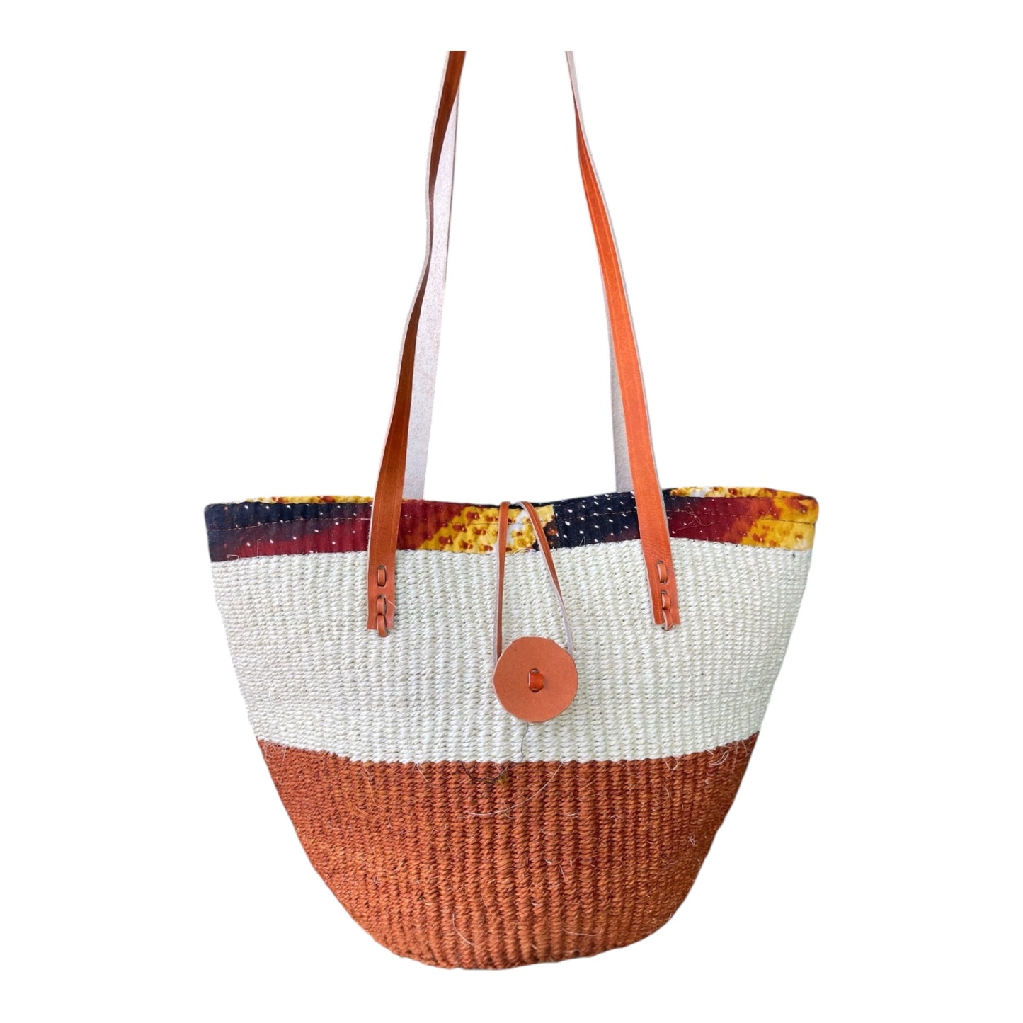 Mukami: Kiondo with kitenge basket