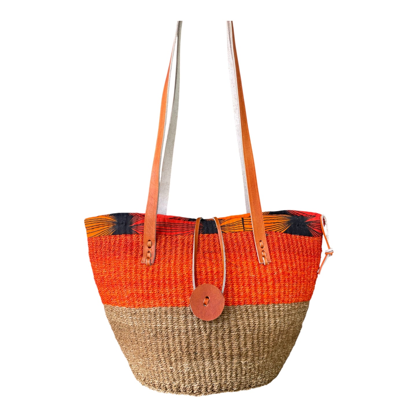 Mukami: Kiondo with kitenge lining