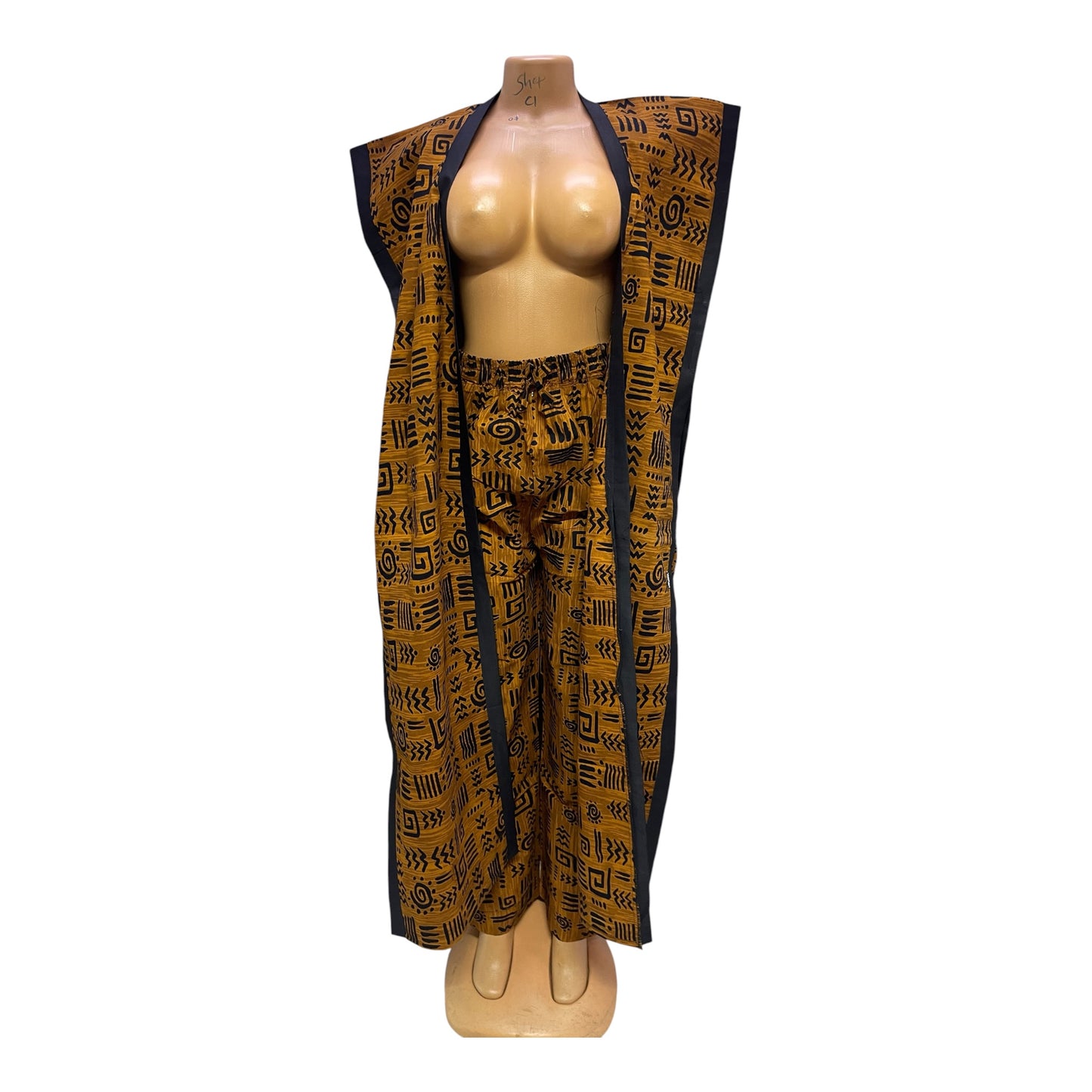 Kimono+Palazo Kitenge Outfit
