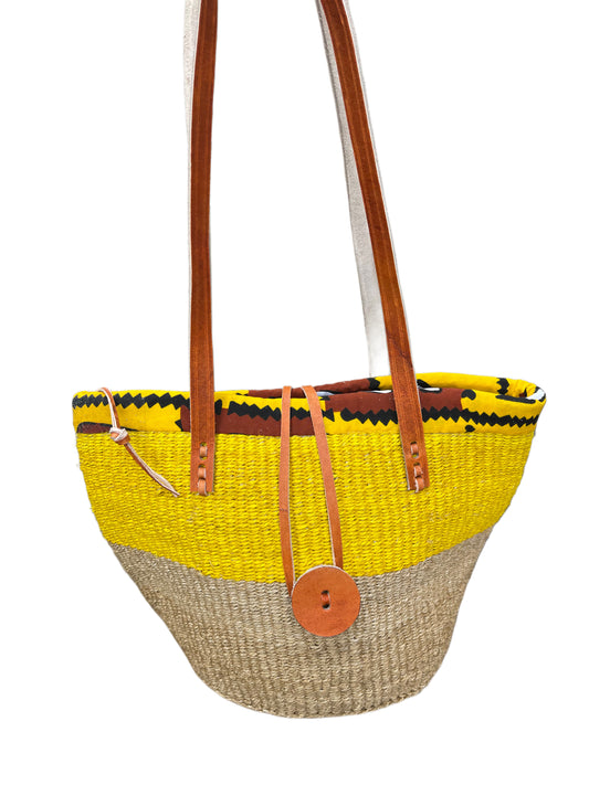 Kiondo with ankara