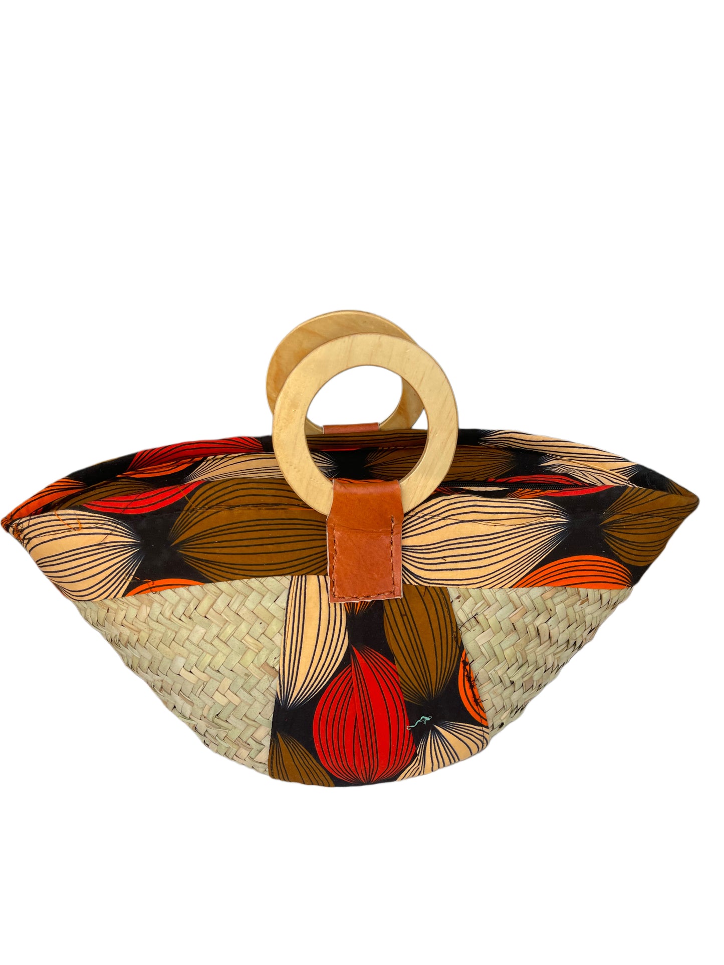 Makuti basking with Kitenge lining