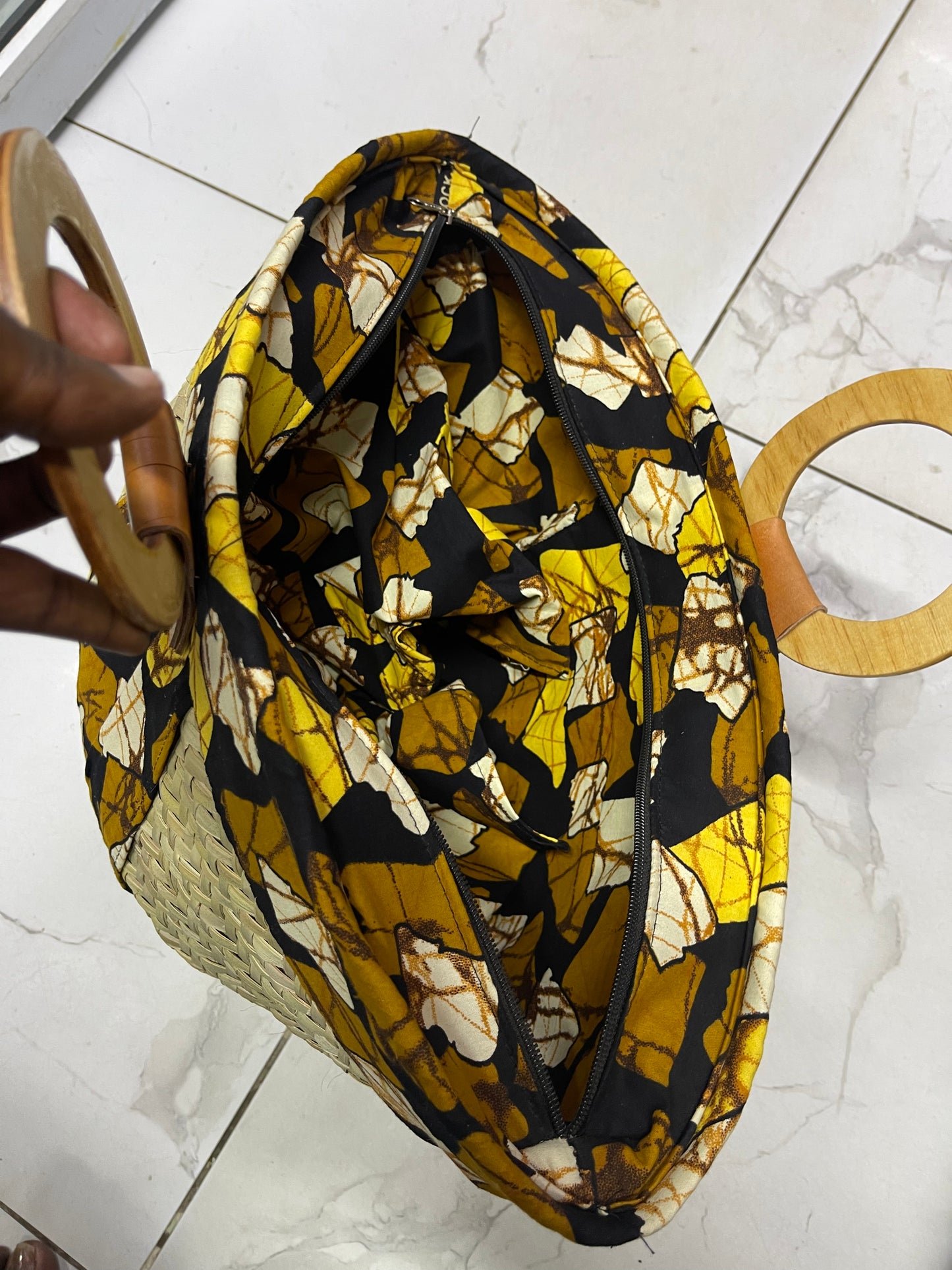 Makuti with Kitenge fabric