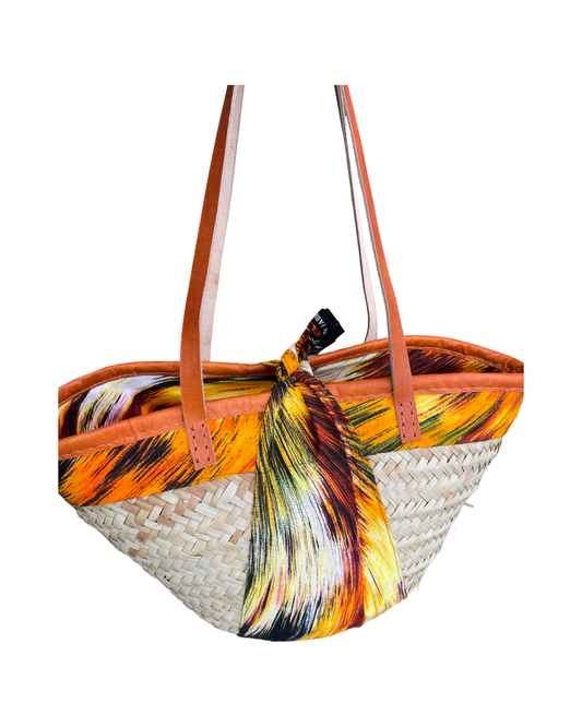 Makuti with Kitenge Fabric