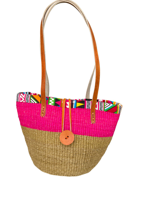 Kiondo with Ankara lining
