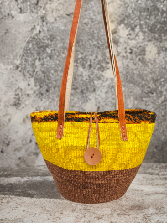 Mukami: Kiondo with Kitenge Lining