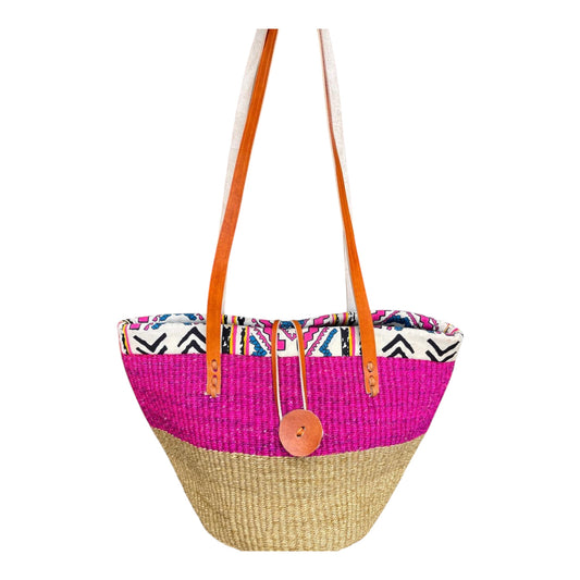 Mukami: Kiondo with kitenge lining