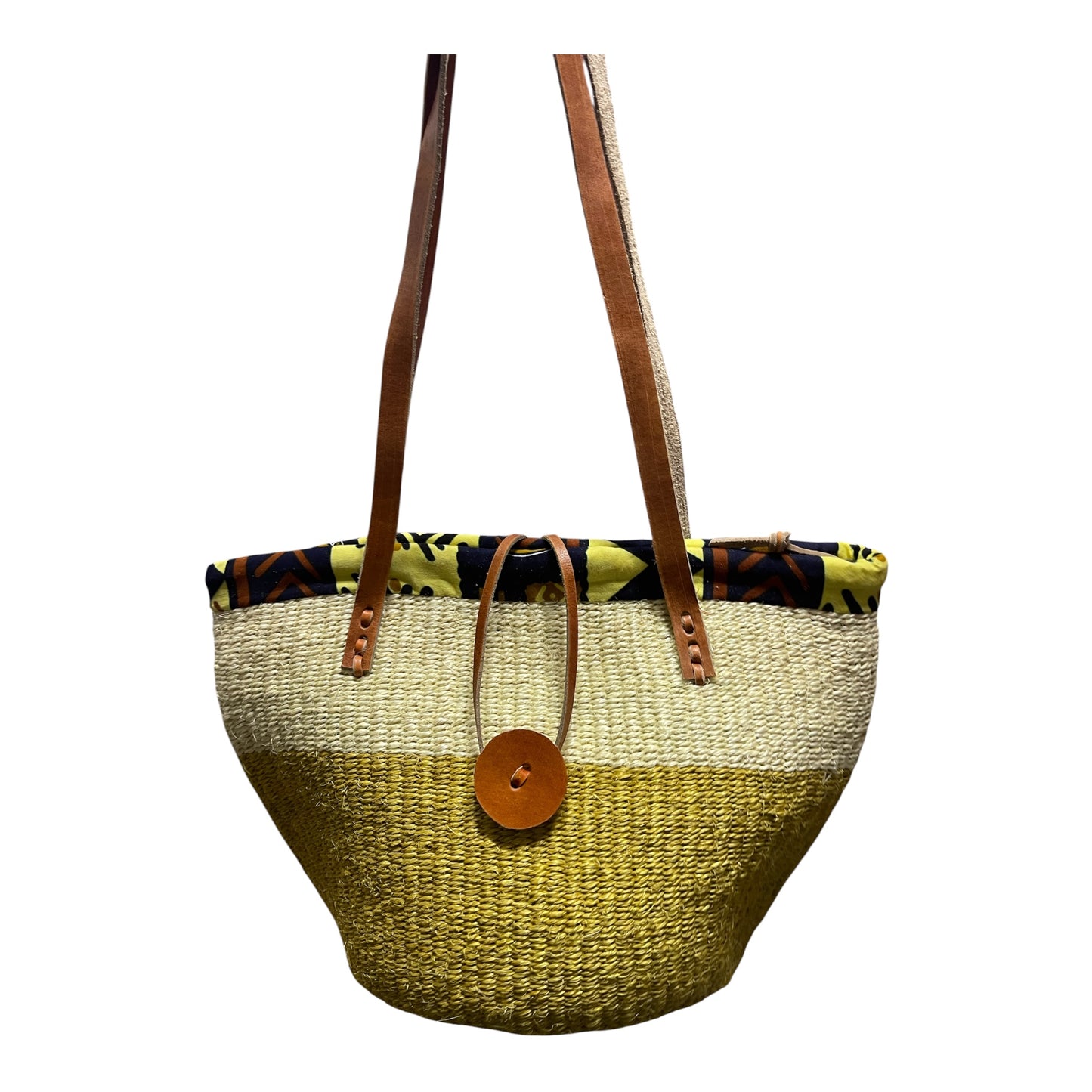 Mukami : Kiondo With kitenge lining